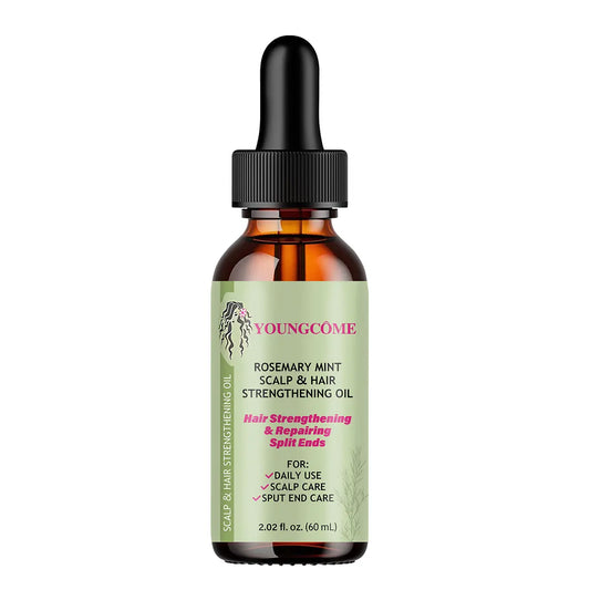 Hair Growth Oil: Rosemary Mint Strengthening Treatment